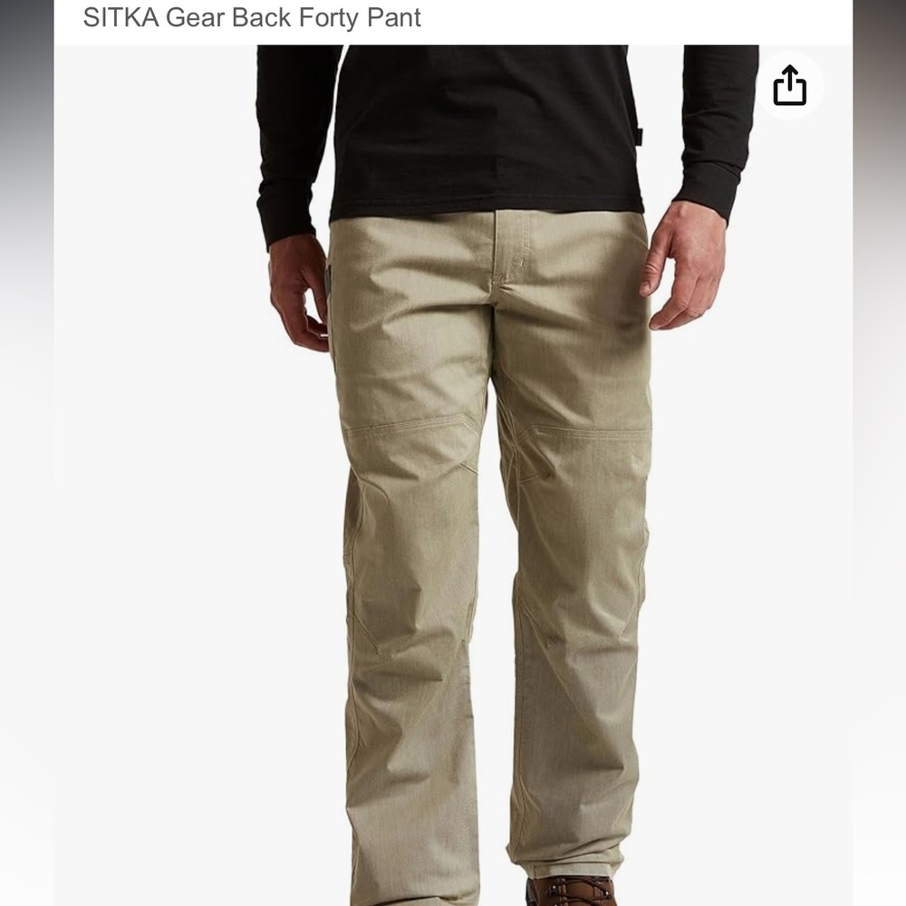 Sitka Men’s Back Forty Pant Size 30R (Birch)
